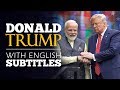 ENGLISH SPEECH | DONALD TRUMP: America Loves India (English Subtitles)