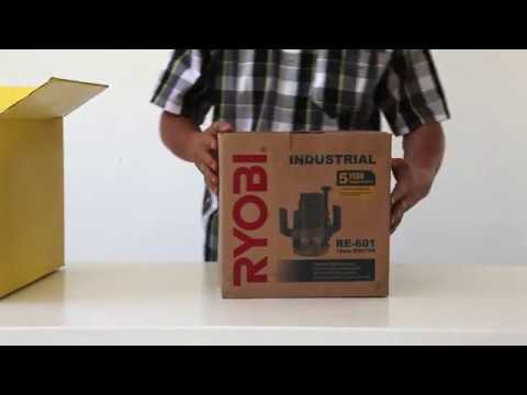 Unboxing the Ryobi RE 601 router - YouTube