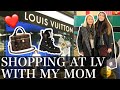 SHOPPING AT LOUIS VUITTON WITH MY MOM BEFORE NEW YEARS | CRUISE COLLECTION 2021 WOMEN & MEN