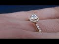Волшебное кольцо для помолвки с бриллиантами от Diamond Gallery