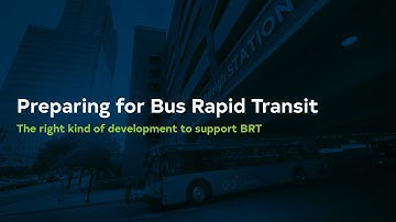 Preparing for Bus Rapid Transit