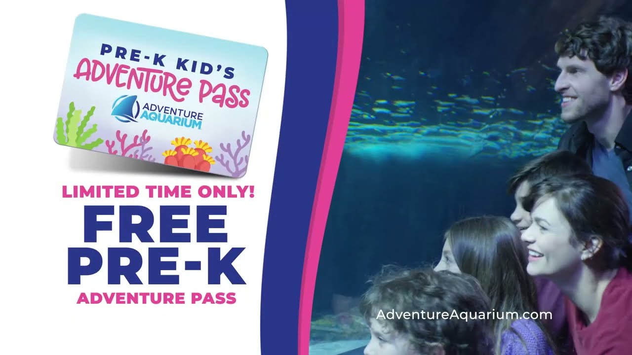 ADVENTURE AQUARIUM'S FREE PREK KID PASS IS BACK! YouTube