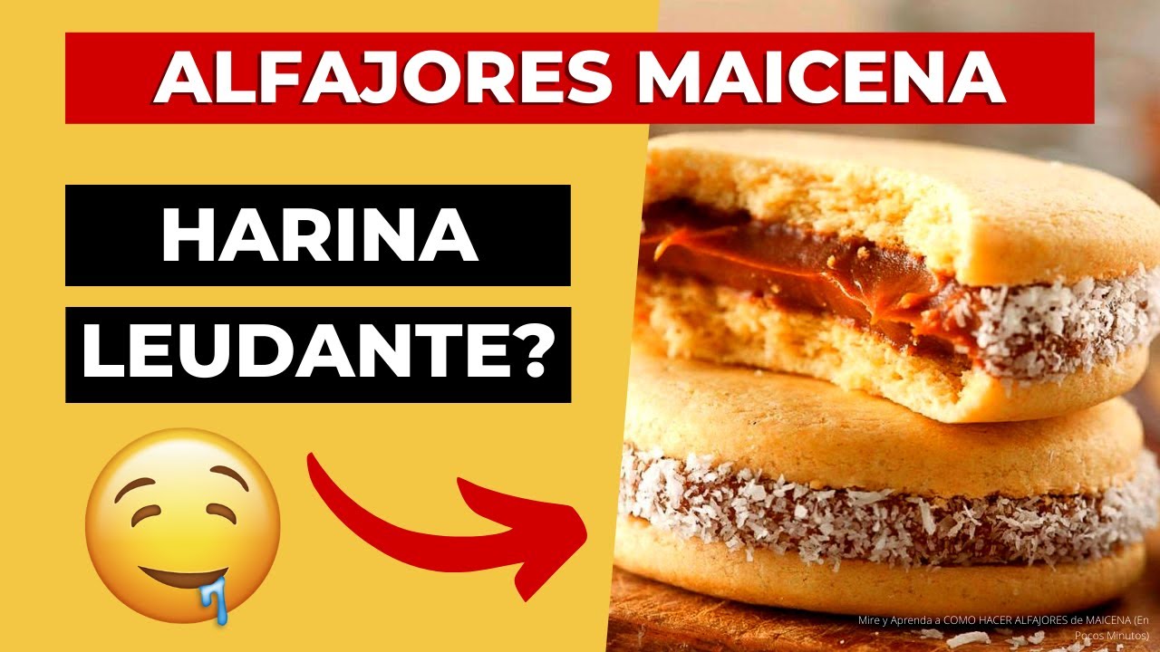 Mire y Aprenda Como HACER ALFAJORES de MAICENA con HARINA Leudante (En  Pocos Minutos - YouTube