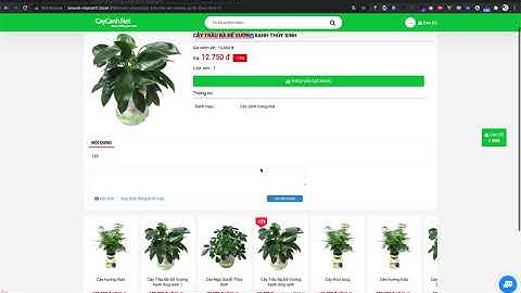 Đồ án - Website bán cây cảnh laravel - Mua hàng Phần 1 - 123code.net