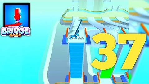 BRIDGE RACE LEVEL 37 | GAMEPLAY WALKTHROUGH (ANDROID & IOS) #shorts