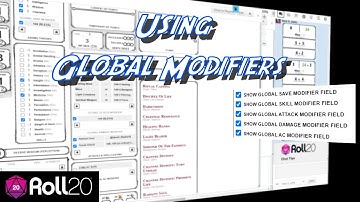 Using Global Modifiers in Roll20