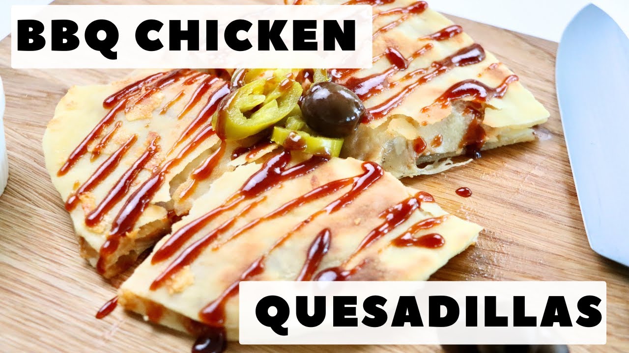 How to Make BBQ Chicken Quesadillas | EASY, Crispy, Cheesy Perfection that's Bursting with FLAVOR!