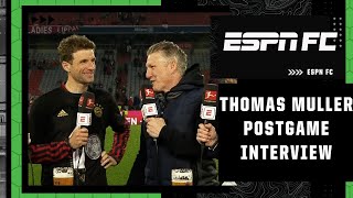Thomas Muller chats beer celebration technique and his FUTURE with Bayern Munich 👀 | ESPN FC