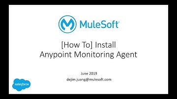 How To - Install Anypoint Monitoring Agent