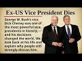Ex-US Vice President Dies 🇺🇸📰 || Learn English Through Story Level 2 || Graded Reader 🎧