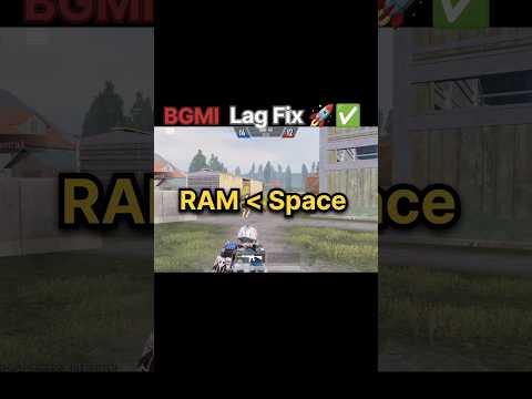 BGMI Lag Fix In 4.4 Update 🚀✅ #shorts #bgmi #bgmitipsandtricks
