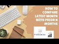 How to Compare Latest Month Measure with prior N Months Measure in Tableau| @professoranalytics