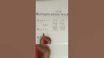 🥰🥰Multiplication shortcut tricks||Multiply by 11#Shorts#Magical math tricks