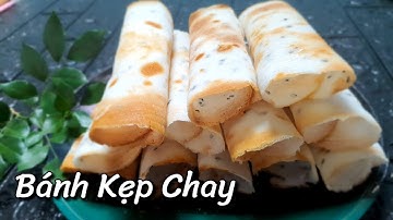 ✅Món Bánh Kẹp Chay Nước Cốt Dừa Bằng Chảo Chống Dính Đơn Giản-Bánh Giòn Rụm Thơm Ngon |Lê Phúc