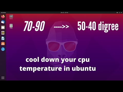 how to decerese CPU temperature in Ubuntu (deb based) || cool down you linux cpu temperature #coding