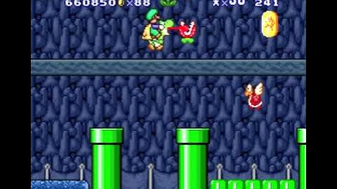 SMW SMB1 Style Hack (2022 Update Luigi Version) Part 3 (Vanilla Dome)