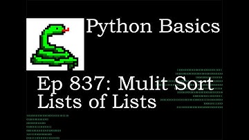 Python Basics Tutorial How to Mulit sort With Sorted Function