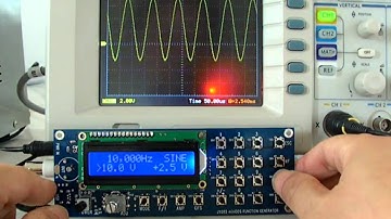 JYETech FG085 demo - Function generator
