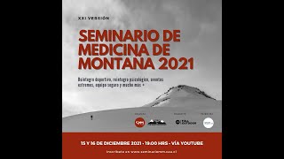 XXI Seminario de Medicina de Montaña - 1er día