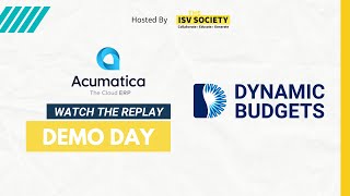 Acumatica Demo Day - Dynamic Budgets