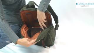 Зеленый рюкзак Piquadro Brief CA3214BR/VE - Видео от Piquadro - официальный интернет-магазин в России