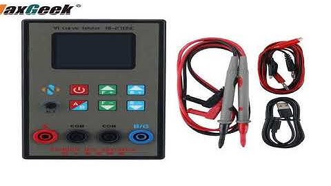 A must-have product! Maxgeek NI-210SC Portable Dual Channel VI Curve Tester 18 Levels Frequencies