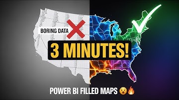 Stop Making Ugly Maps! GORGEOUS Power BI Filled Maps in 3 Minutes