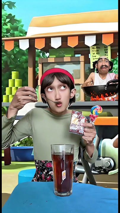 Tea mixed with coffee 😊 #coffee #funny #shortsvideo #musthome #comedy #sakuraschoolsimulator #shorts