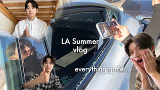 everything i had was stolen… LA vlog: sleeping in a bunk bed hostel, music festival,  reunions