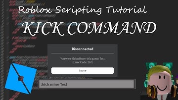 How to make a KICK COMMAND in Roblox Studio