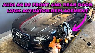 How To Replace Any  Door Lock Actuator On AUDI A4 B8 /A5/A6/A7