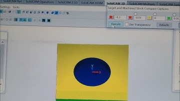 3D HSR Contour Roughing Program in Solid Cam 2020|| sanjeet technical hub