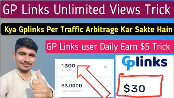 Gplink Unlimited Views Trick | Gplinks Se Paise Kaise Kamaye | Url Shortener 1k View Trick 2025