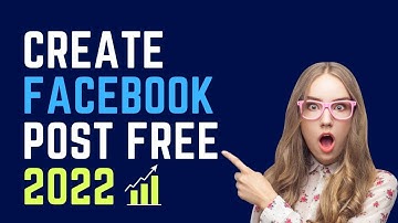 How to create Facebook Post online for free in canva 2022