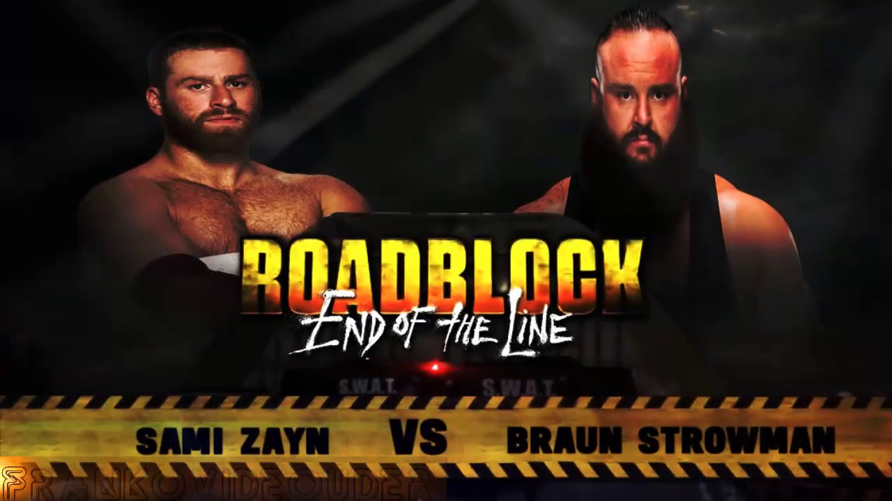 wwe roadblock match card