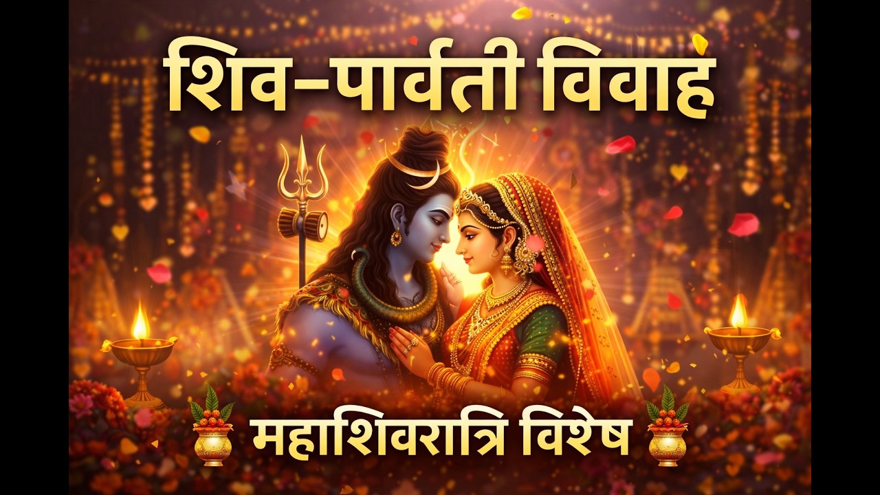 शिव–पार्वती विवाह महोत्सव 💐 | महाशिवरात्रि विशेष भजन | हर हर महादेव | Shiv Parvati Vivah Mahotsav
