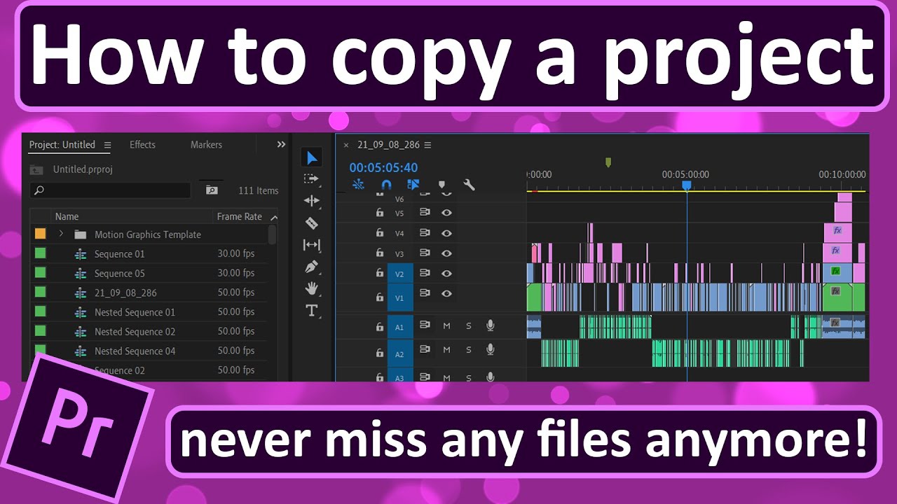 How To Copy A Project In Premiere Pro
