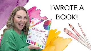 I Wrote A Book!!! Watercolour Book Flip Through and Project Demo!
