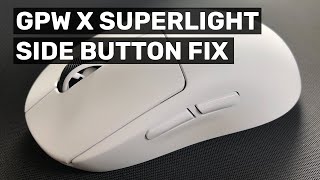 G Pro X Superlight Mushy Side Button Fix! (+bonus switch swap)