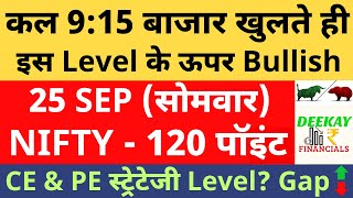 Nifty Analysis & Banknifty Target For Tomorrow | Monday 25 September Nifty Prediction For Tomorrow