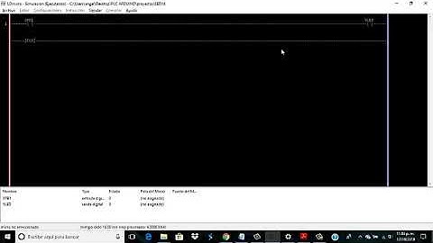 Encendido de LED y Enclavamiento de una salida (LdMicro)