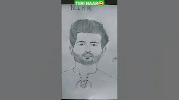 Teri Naar : Nikk Sketch Status #Shorts #a_to_z_song_status #TeriNaar #Nikk🔥😃✌