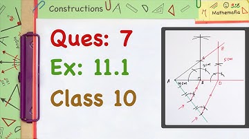 Question 7 - Exercise 11.1 | Class 10 | Chapter 11 |  Constructions | NCERT Maths | CBSE