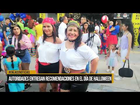 Autoridades entregan recomendaciones en el día de halloween