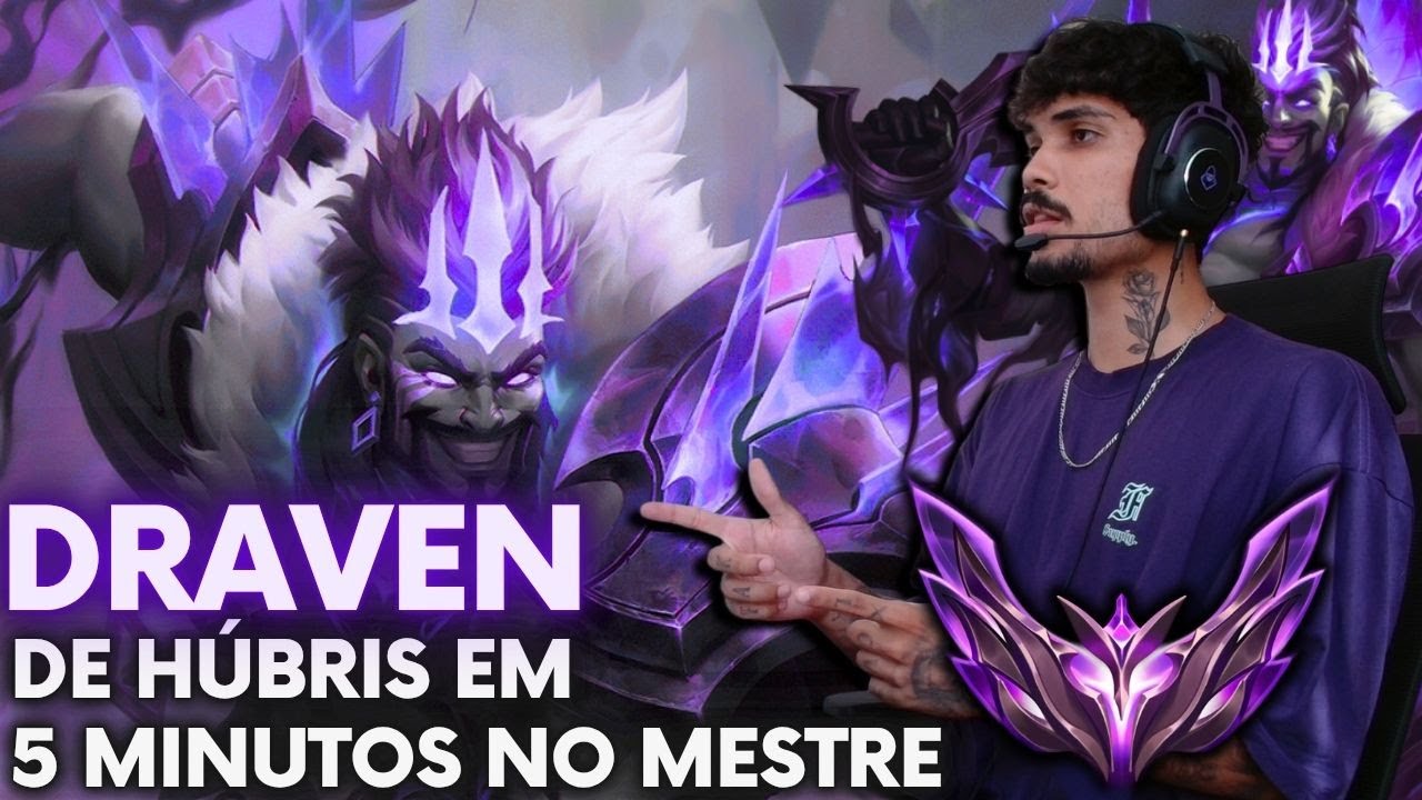 DRAVEN COM 4 niveis de DIF e 1 item FECHADO em 5min #leagueoflegends  #leagueoflegendsbrasil #draven