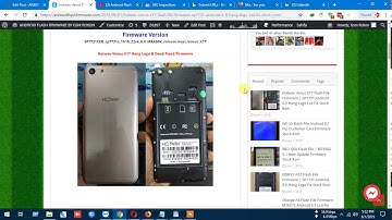 Hotwav Venus X17 Flash File Firmware | SP7731 Android 6.0 Hang Logo Lcd Fix Stock Rom