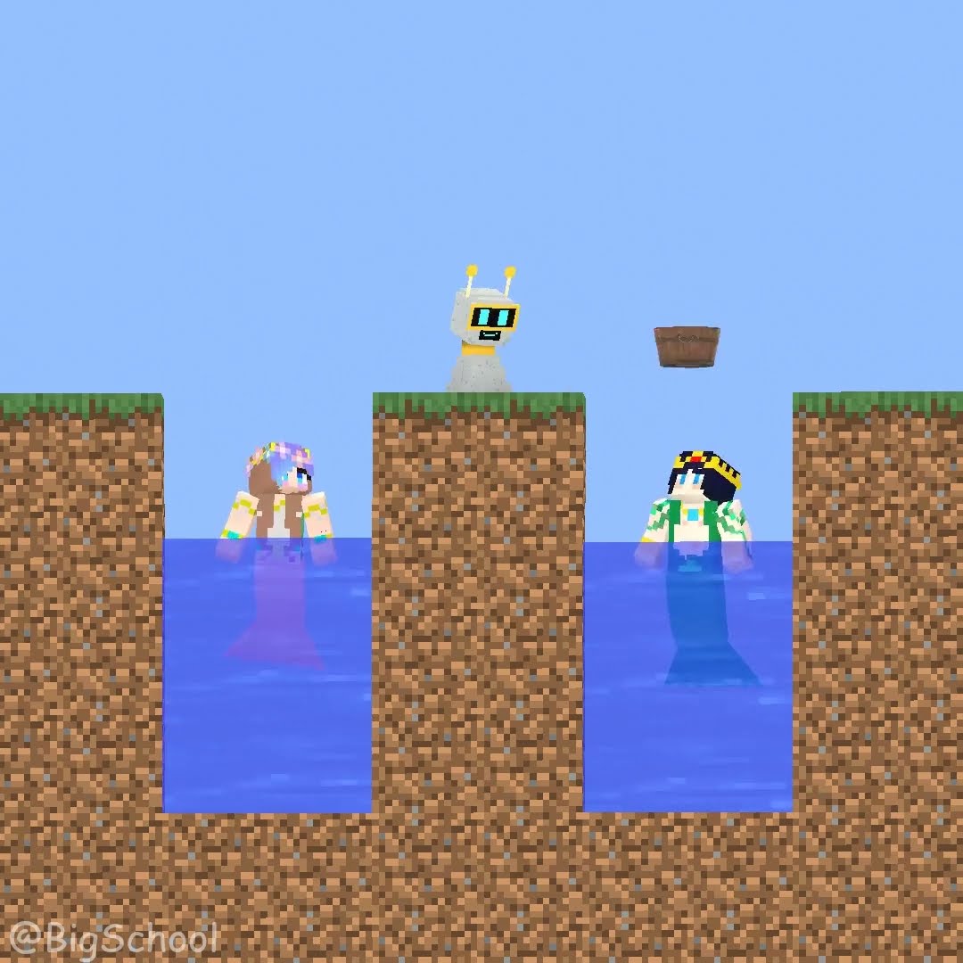 Should Fun Bot help the Green Mermaid turn into a person?! ?