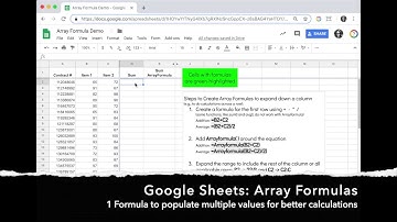 How to (and Why) Create a Basic Array Formula in Google Sheets
