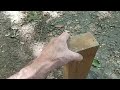 Oggi provo il battoning su un pezzo di legno molto grosso 💀