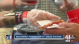 BaconFest draws huge crowds, protesters